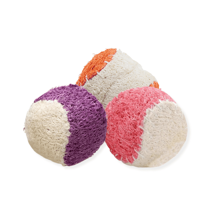 Loofah Ball Dental Toy - Large - Dental Toys from . at DoggyTopia