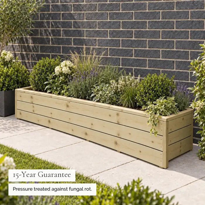 Low Level Lapline Timber Trough (1.8m) — guarantee