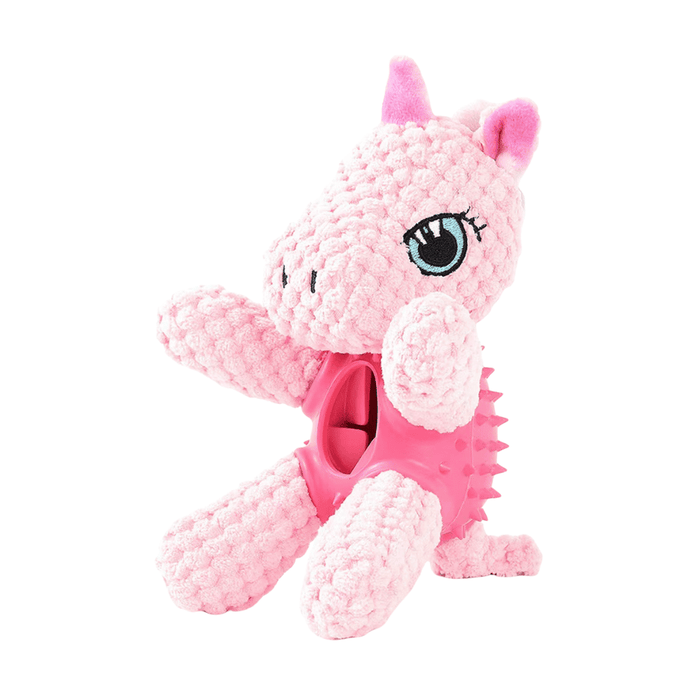 Luna Unicorn Enrichment Plush Dog Toy - Enrichment Toys from . at DoggyTopia