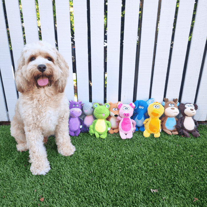Maxwell Moose Rope Corduroy Dog Toy - Plush and Rope Toys from . at DoggyTopia