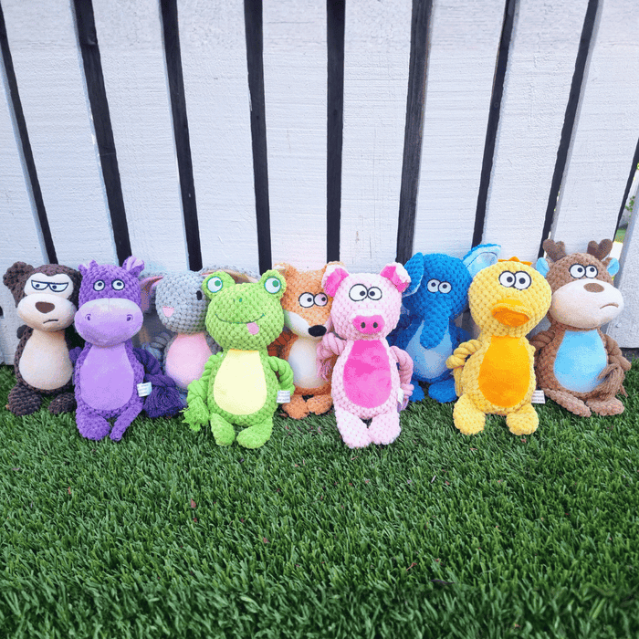 Milo Monkey Rope Corduroy Toy - Plush and Rope Toys from . at DoggyTopia