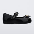 Mini Melissa Sweet Love Flat | Black
