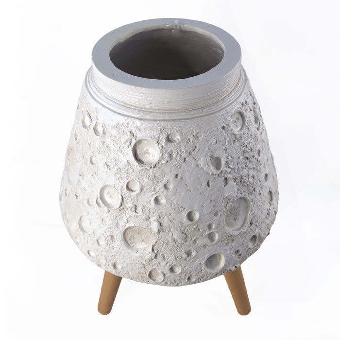 Moon White Planter with Stand