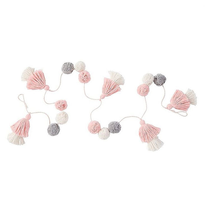 Mud Pie Pink Pom Garland