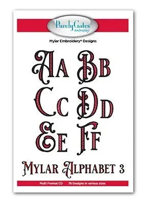 Mylar Alphabet 3