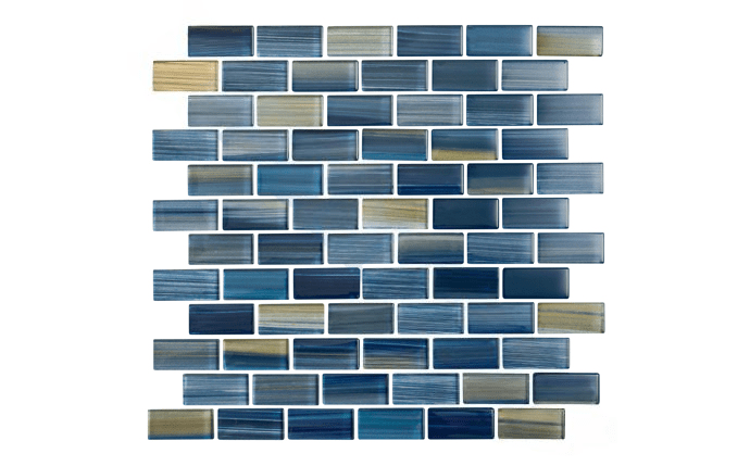 NPT 1" x 2" Escapade Tile Aqua ECD - AQUA1X2 - AquaDoc