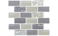 NPT ELY - GRAY2X4 2" x 4" Elysium Iridescent Glass Tile Gray - AquaDoc