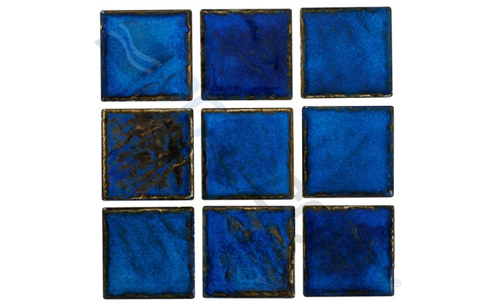 NPT MARF235 2" x 2" Martinique Glossy Tile Royal Blue - AquaDoc