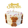 Number Seven - Dog Cake Topper - Cake Toppers from . at DoggyTopia