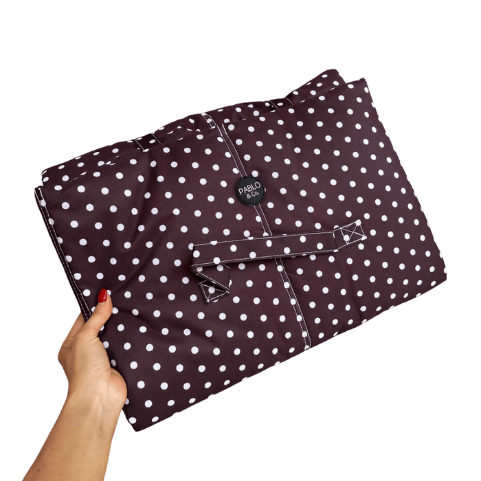 Pablo & Co Polka Dots Travel Mat - Floor Pet Mat from Pablo & Co at DoggyTopia