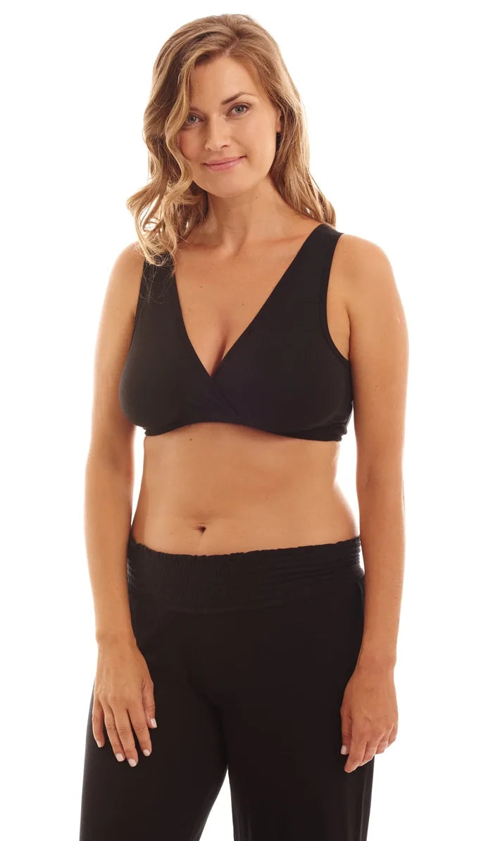 Paisley Sleep Bra Black