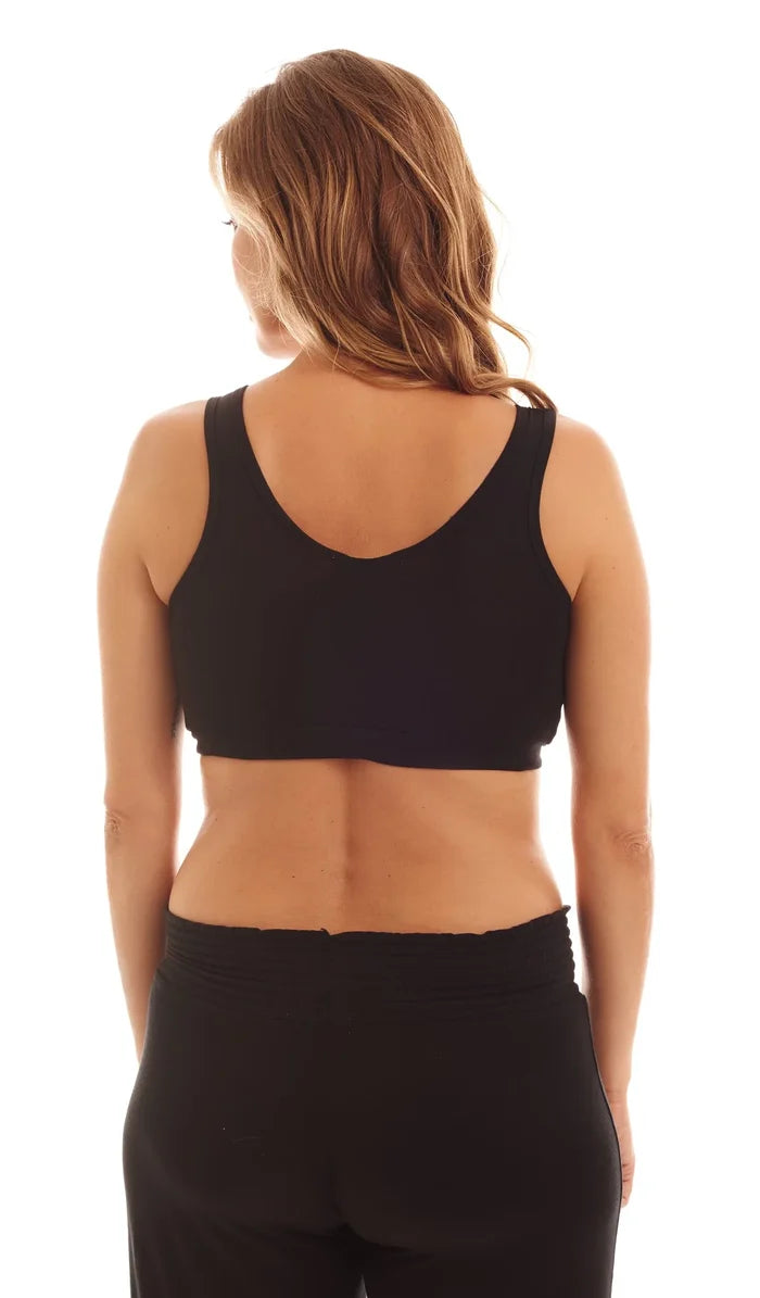 Paisley Sleep Bra Black
