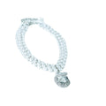 Pearl And Oval Jewel Pendant Dog Necklace - Dog Necklaces from Sale at DoggyTopia