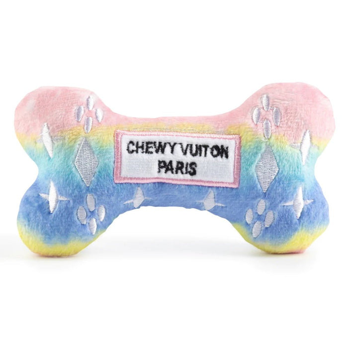 Pink Ombre Chewy Vuiton Bone Toy - Designer Toys from Haute Diggity Dog at DoggyTopia
