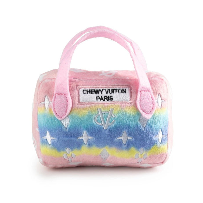 Pink Ombre Chewy Vuiton Handbag Dog Toy - Designer Toys from Haute Diggity Dog at DoggyTopia