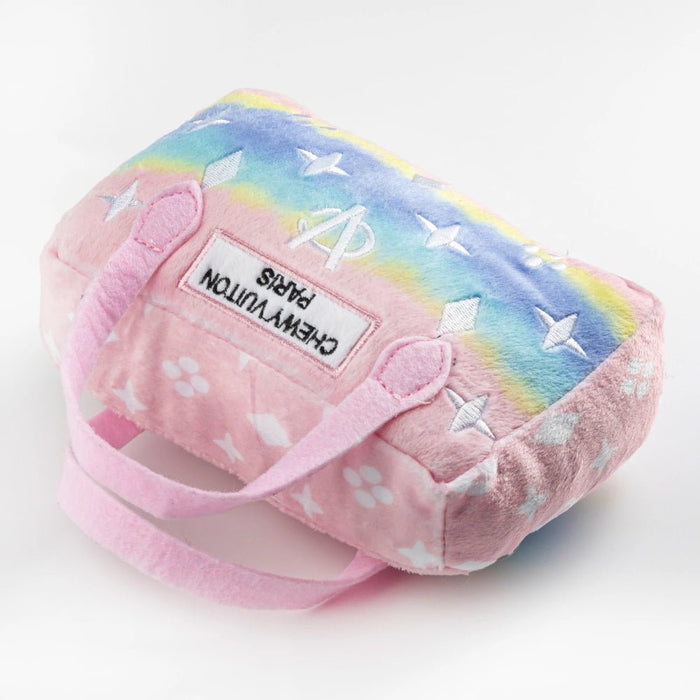Pink Ombre Chewy Vuiton Handbag Dog Toy - Designer Toys from Haute Diggity Dog at DoggyTopia