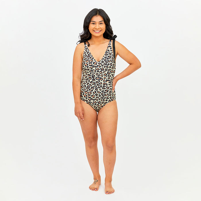 Posh Peanut Lana Leopard Women's One Piece Swimsuit