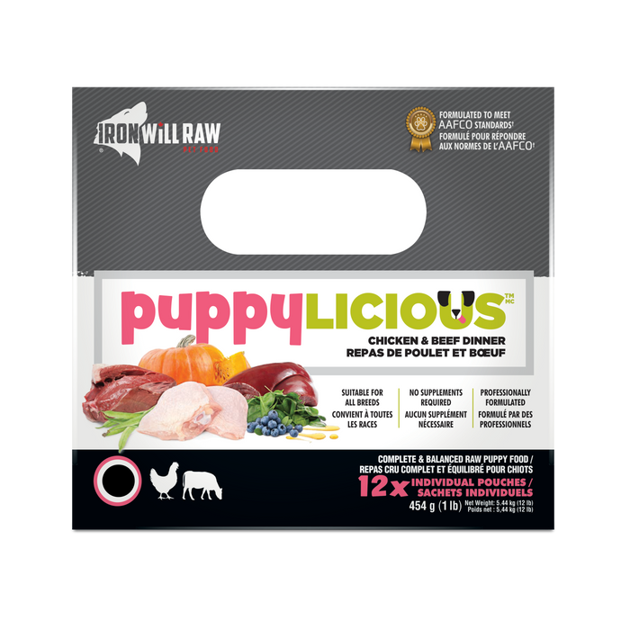 Puppylicious Chicken & Beef Dinner - 12 lb