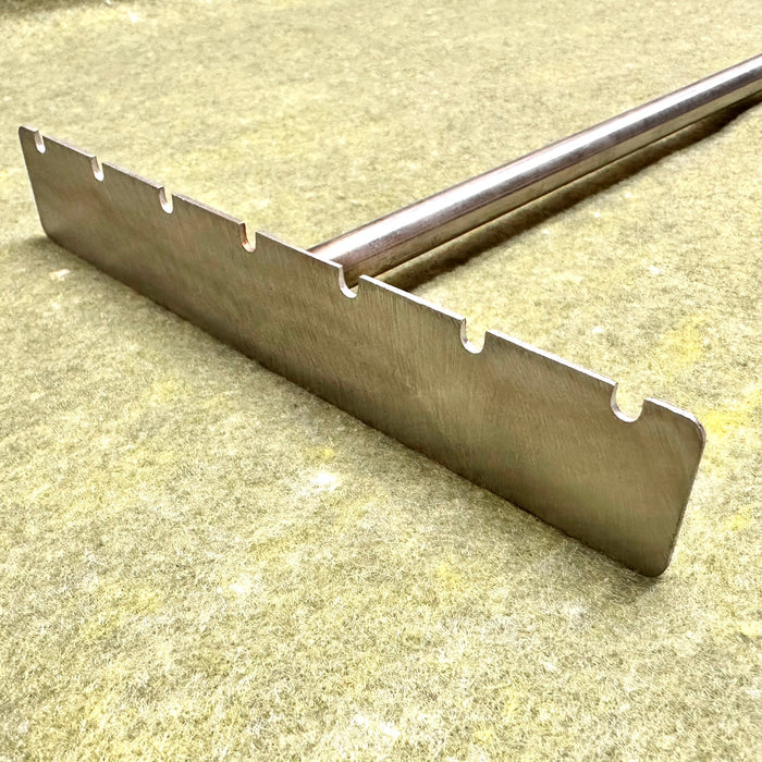 Rack Scraper - Notched - Humphreys BBQ