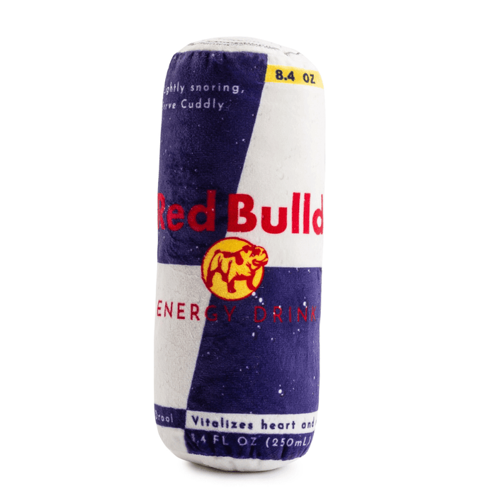 Red Bull Dog Energy Drink Dog Toy - Designer Toys from Haute Diggity Dog at DoggyTopia