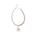 Rose Gold Diamante Flower Dog Necklace - Dog Necklaces from Sale at DoggyTopia