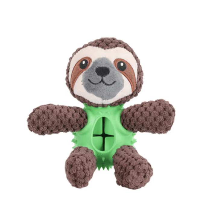 Sammy Sloth Enrichment Plush Dog Toy - Enrichment Toys from . at DoggyTopia