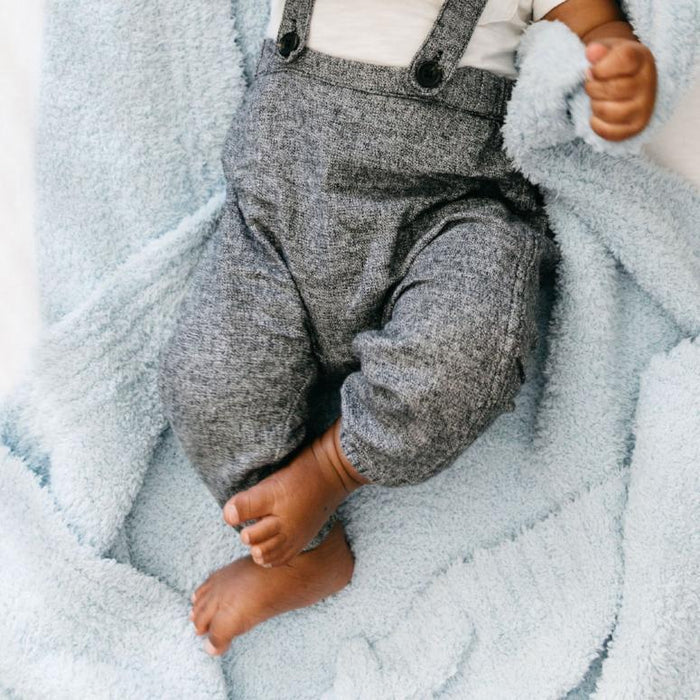 Saranoni Bamboni Receiving Blanket | Light Blue