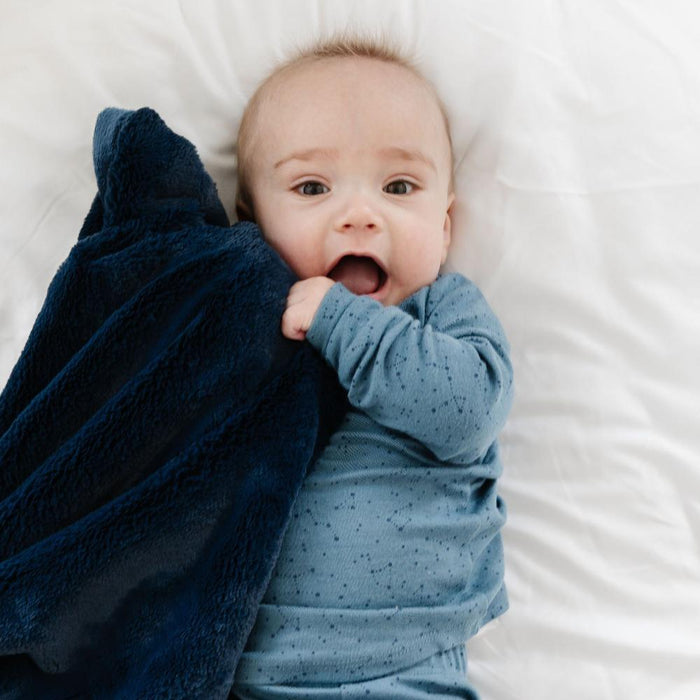 Saranoni Lush Mini Blanket | Navy