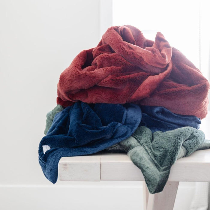 Saranoni Lush Mini Blanket | Navy