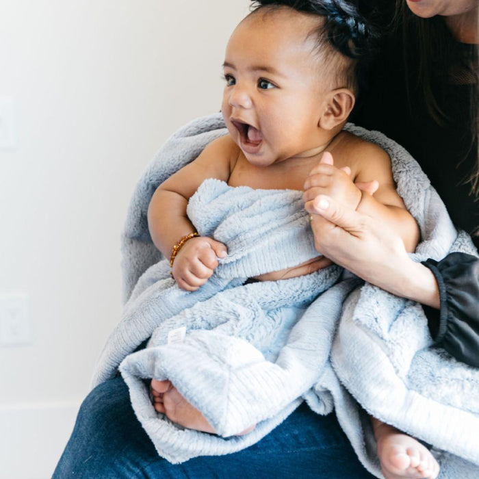 Saranoni Lush Mini Blanket | Storm Cloud