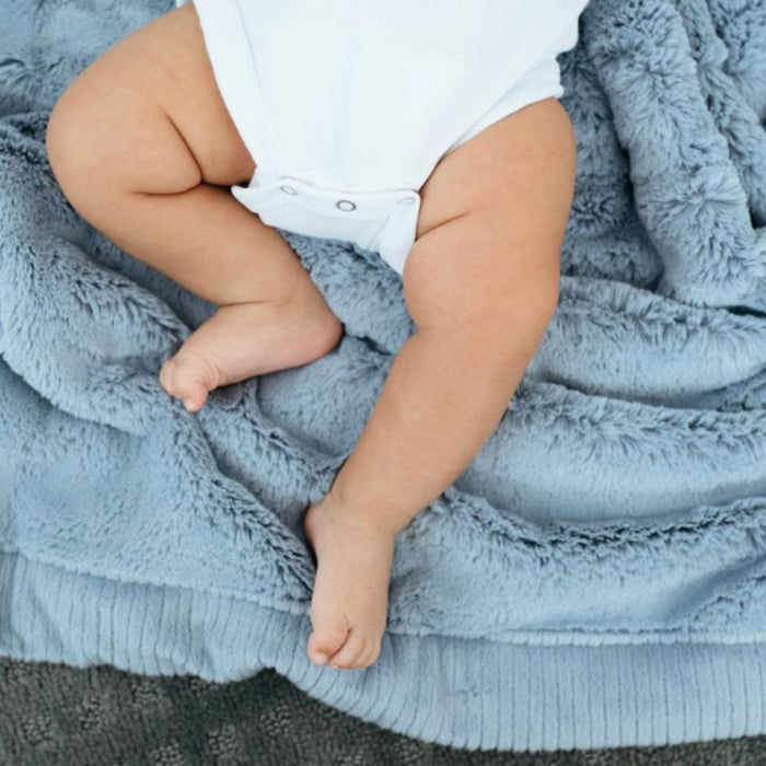 Saranoni Lush Mini Blanket | Storm Cloud
