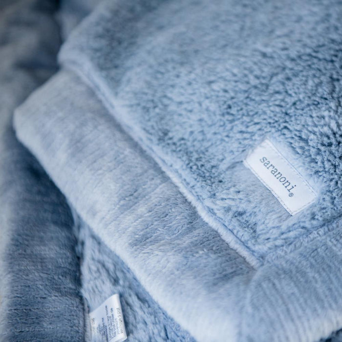 Saranoni Lush Mini Blanket | Storm Cloud