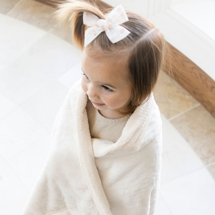 Saranoni Lush Receiving Blanket | Natural