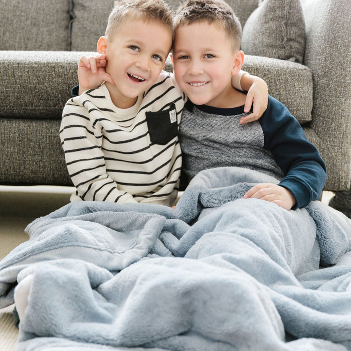 Saranoni Lush Toddler Blanket | Storm Cloud
