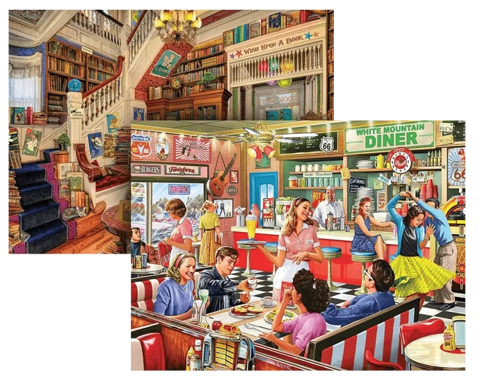 Set of 2: Best Selling Scene Bundle 1000 piece