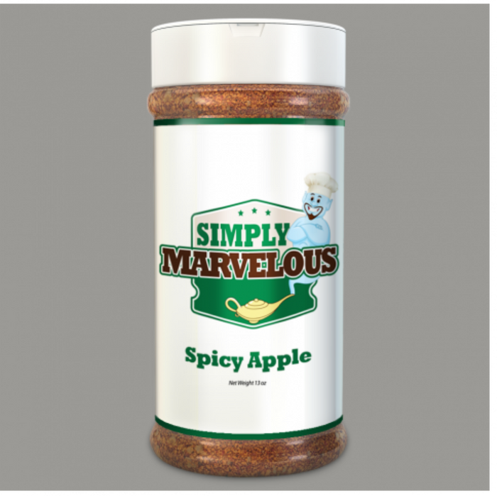 Simply Marvelous BBQ Rub Spicy Apply- 12.5oz - Humphreys Smokers