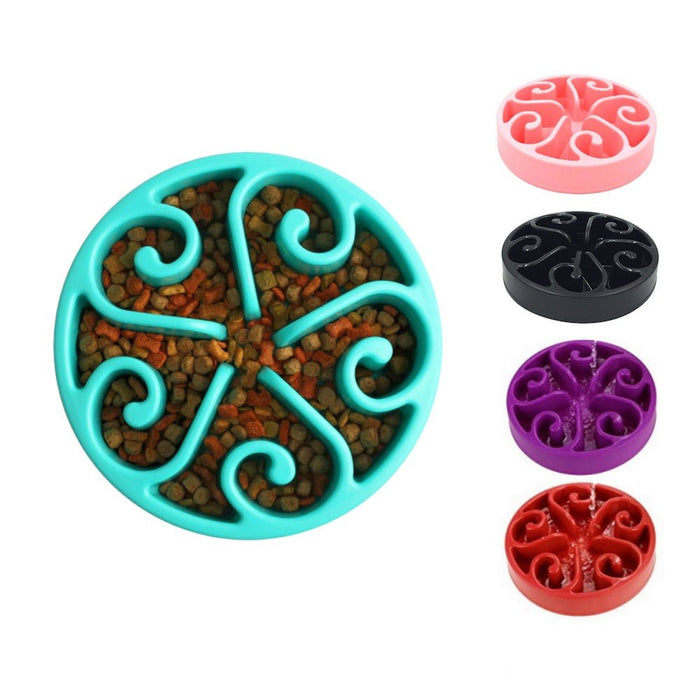 Slow Feeder Swirl Dog Bowl - Slow Feeding Bowls from . at DoggyTopia