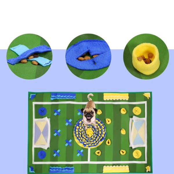 Soccer Field Snuffle Mat - Snuffle Mats from . at DoggyTopia