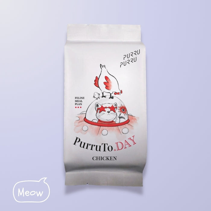 PurruTo.DAY gently cooked chicken freeze dried complete meal for cats - Hong Kong made AAFCO nutrition