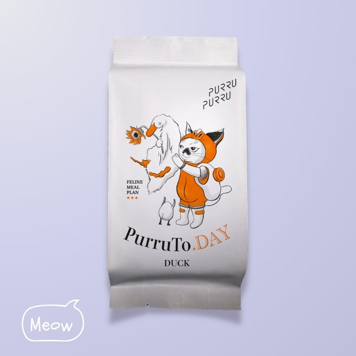 PurruTo.DAY gently cooked duck freeze dried complete meal for cats - Hong Kong made AAFCO nutrition