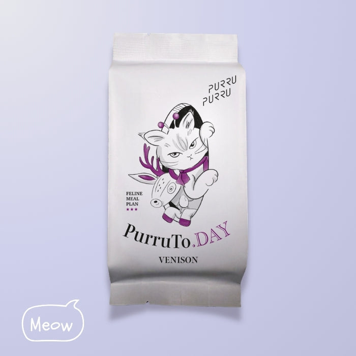 PurruTo.DAY gently cooked venison freeze dried complete meal for cats - Hong Kong made AAFCO nutrition