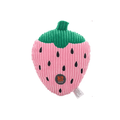 Strawberry Plush Squeaker Dog Toy - Plush Toys from . at DoggyTopia