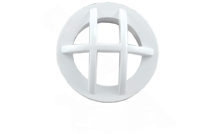 Super - Pro 25560 - 000 - 000 1.5" MPT White Safety Grate Insert Fitting - AquaDoc
