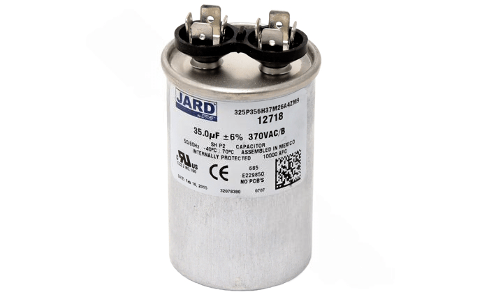 Super - Pro 35 MFD 370V Round Run Capacitor 12718 - AquaDoc
