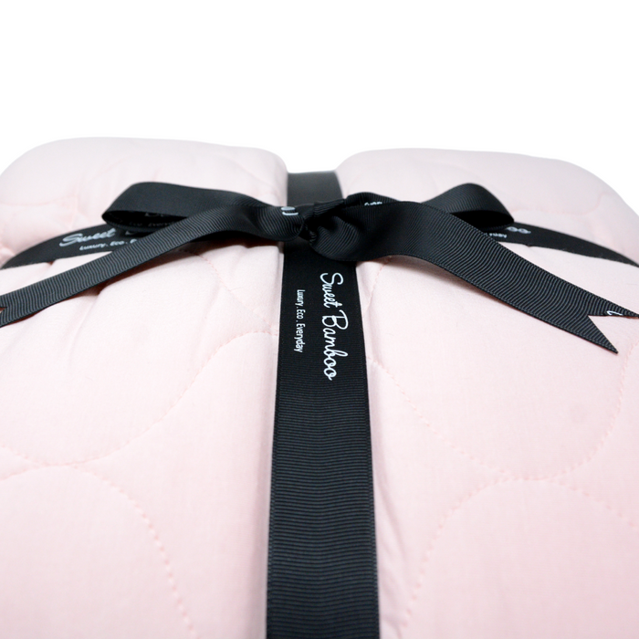 Sweet Bamboo Quilted Blanket - Perfect Pink