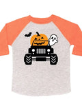 Sweet Wink Pumpkin Monster Truck Halloween 3/4 Shirt