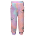 Tie Dye Joggers W/Rainbow & Clouds Rhinestone Detail