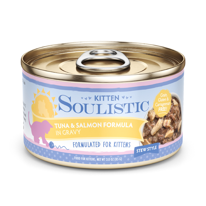 S0096-810028244849 Soulistic Kitten Tuna & Salmon in Gravy 3oz