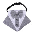 Tuxedo Dog Bandana - Grey - Tuxedo Bandanas from Sale at DoggyTopia