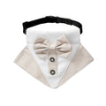 Tuxedo Dog Bandana - Oatmeal - Tuxedo Bandanas from . at DoggyTopia